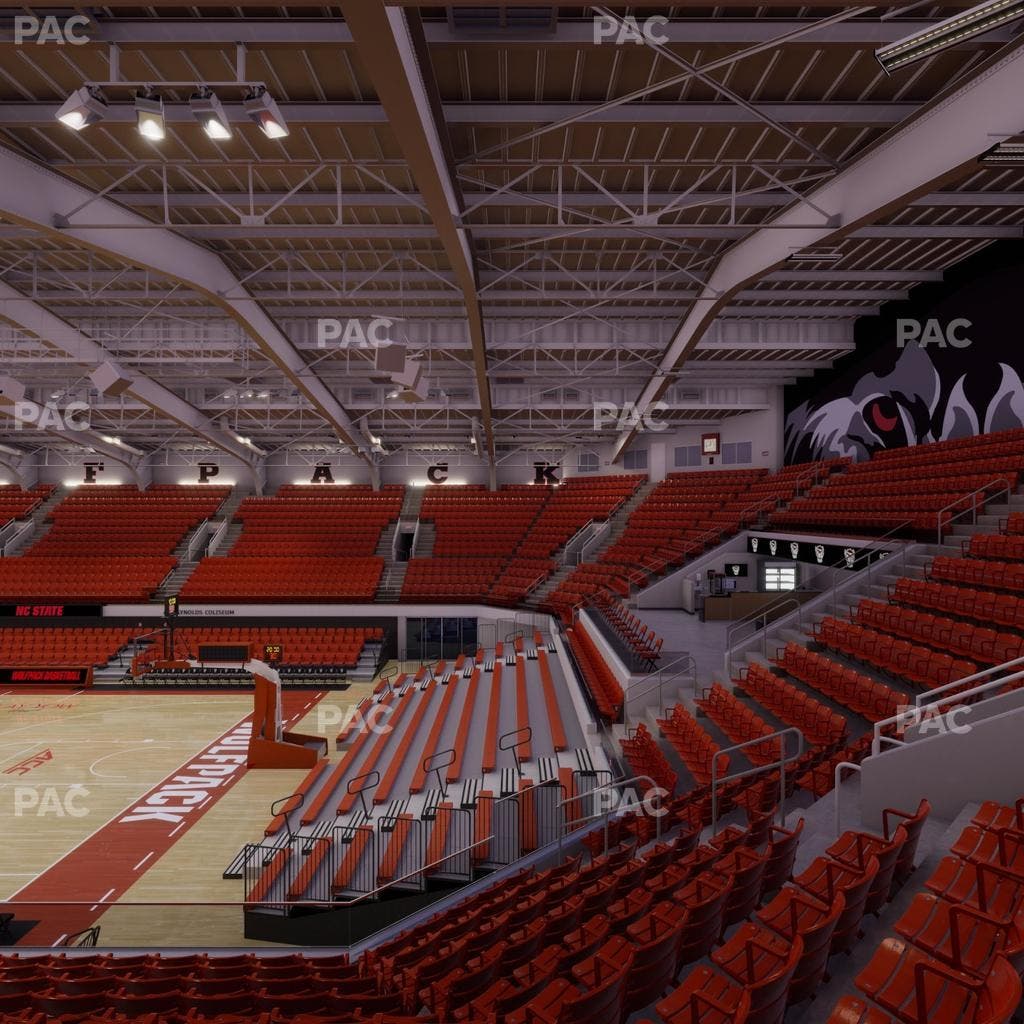 James T. Valvano Arena at Reynolds Coliseum - Section 209 Seat View