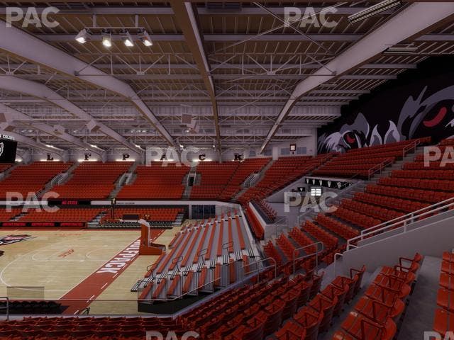 James T. Valvano Arena at Reynolds Coliseum - Section 209 Seat View