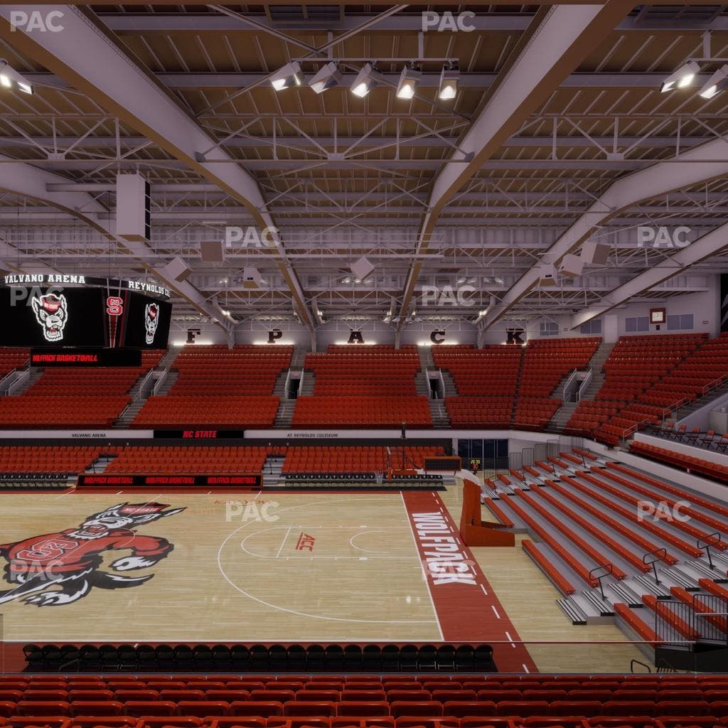 James T. Valvano Arena at Reynolds Coliseum - Section 210 Seat View