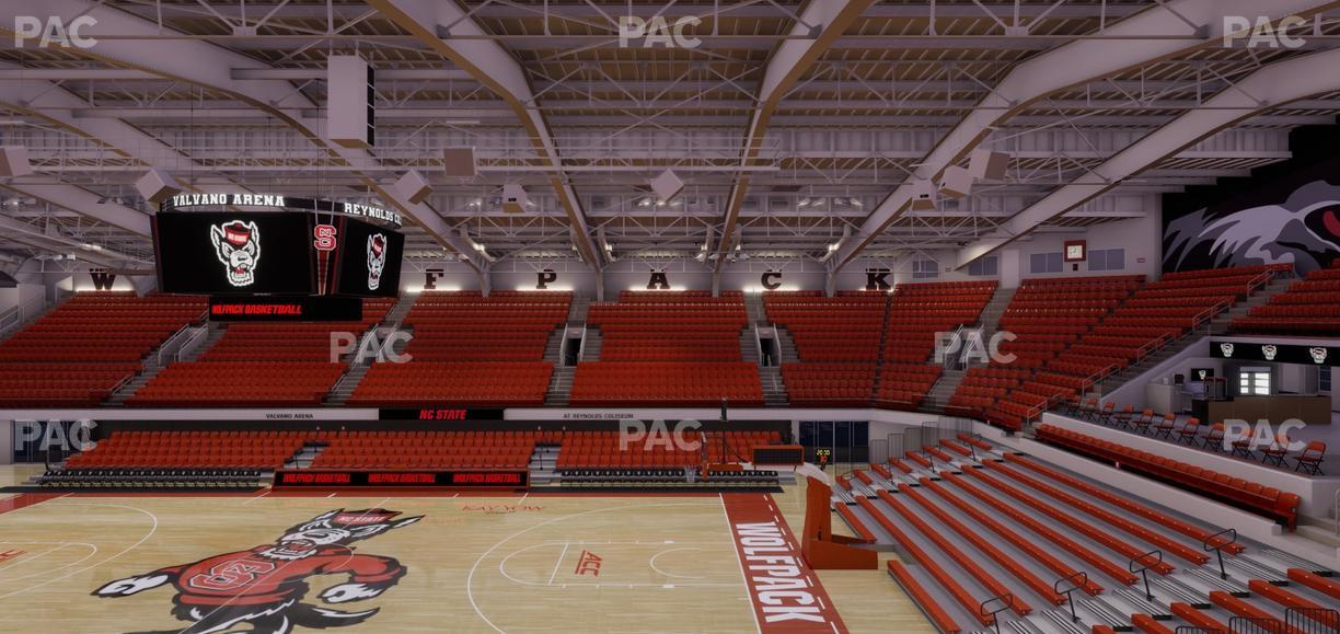 James T. Valvano Arena at Reynolds Coliseum - Section 210 Seat View