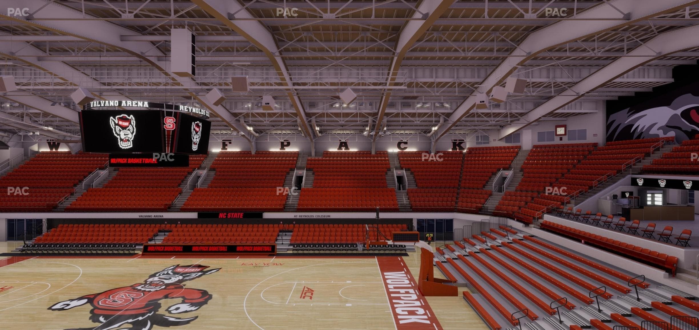 James T. Valvano Arena at Reynolds Coliseum - Section 210 Seat View
