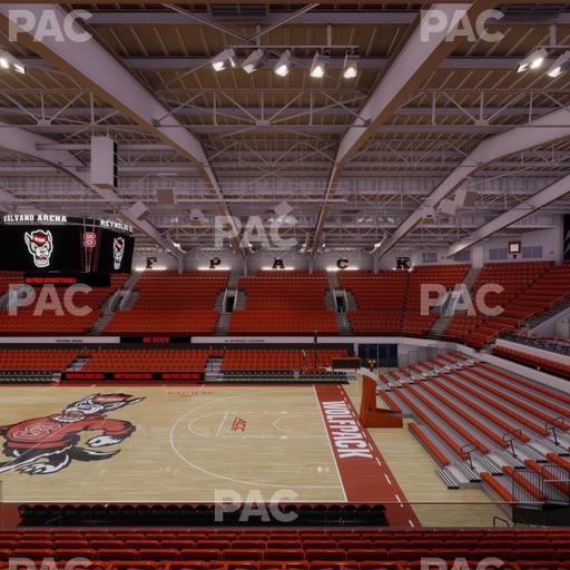 James T. Valvano Arena at Reynolds Coliseum - Section 210 Seat View