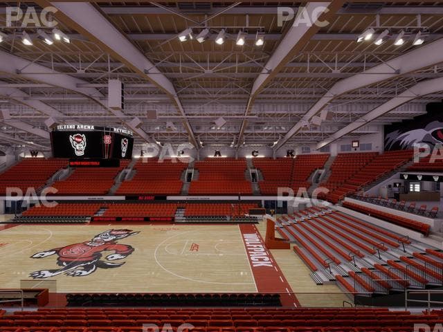 James T. Valvano Arena at Reynolds Coliseum - Section 210 Seat View