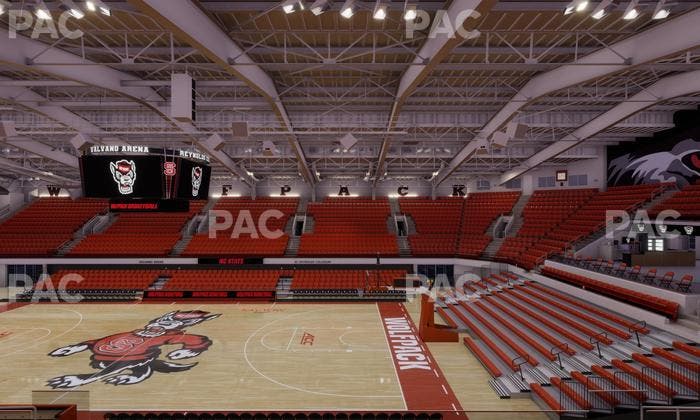 James T. Valvano Arena at Reynolds Coliseum - Section 210 Seat View