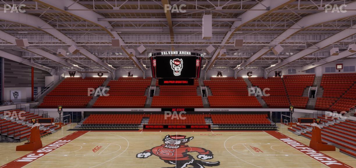 James T. Valvano Arena at Reynolds Coliseum - Section 211 Seat View