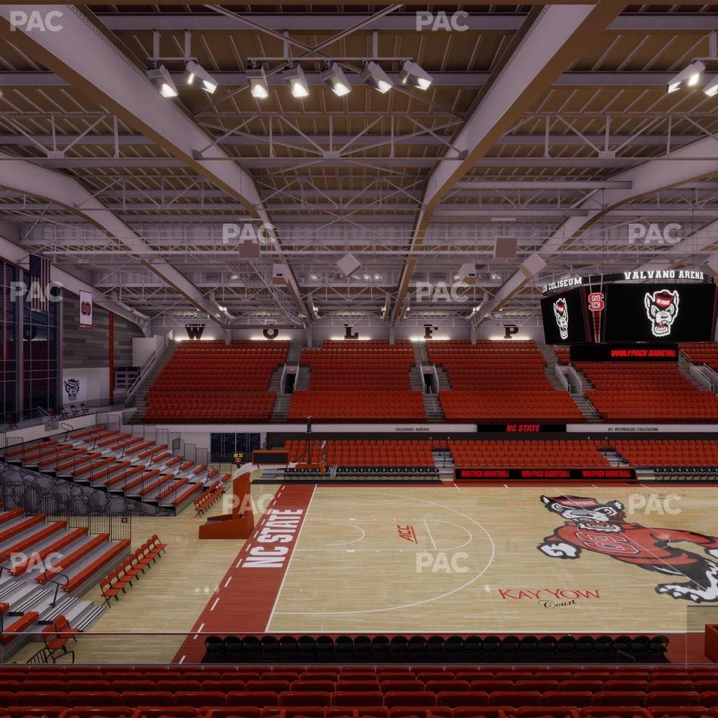 James T. Valvano Arena at Reynolds Coliseum - Section 212 Seat View