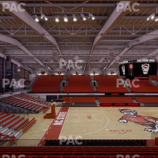 James T. Valvano Arena at Reynolds Coliseum - Section 212 Seat View