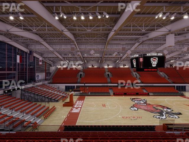 James T. Valvano Arena at Reynolds Coliseum - Section 212 Seat View