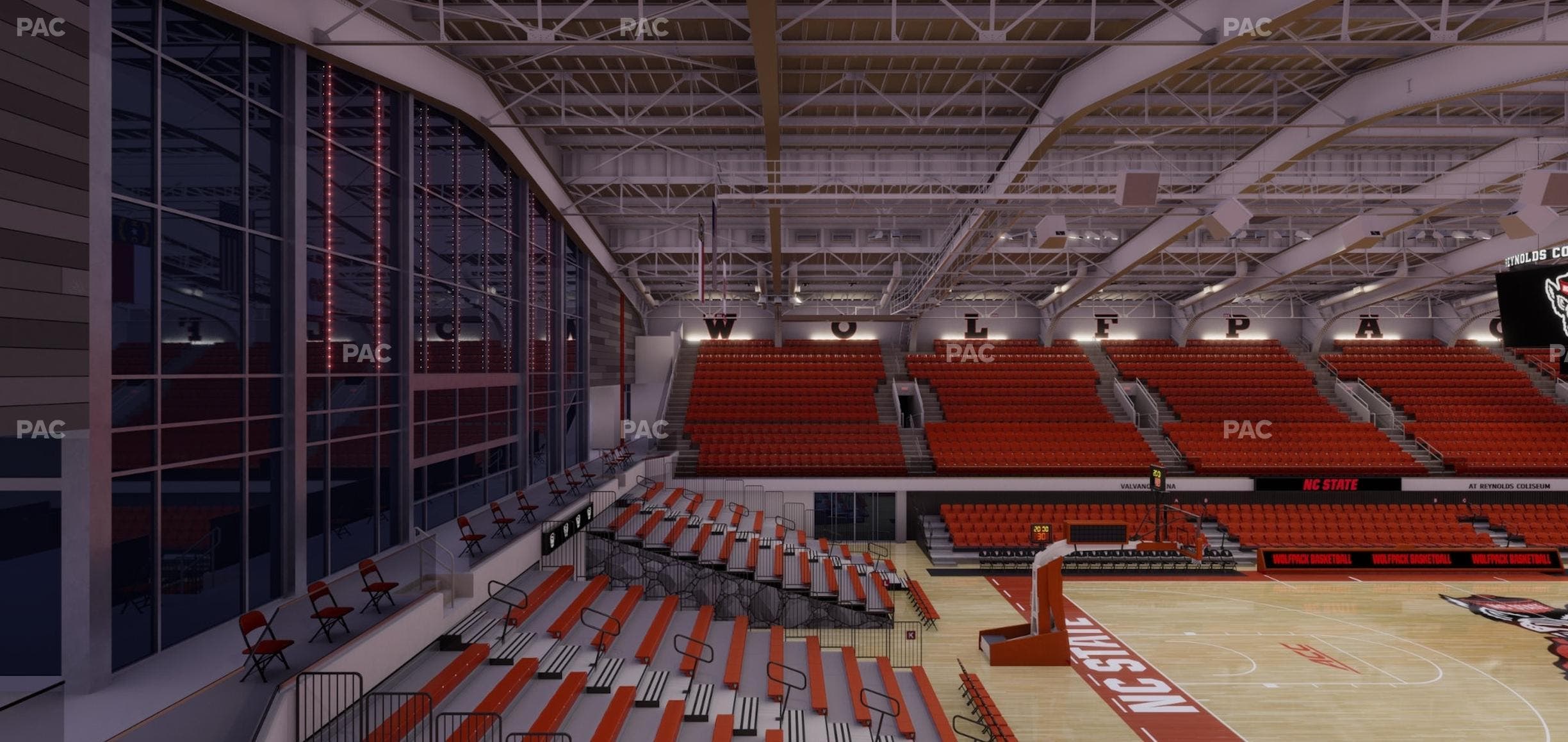 James T. Valvano Arena at Reynolds Coliseum - Section 213 Seat View