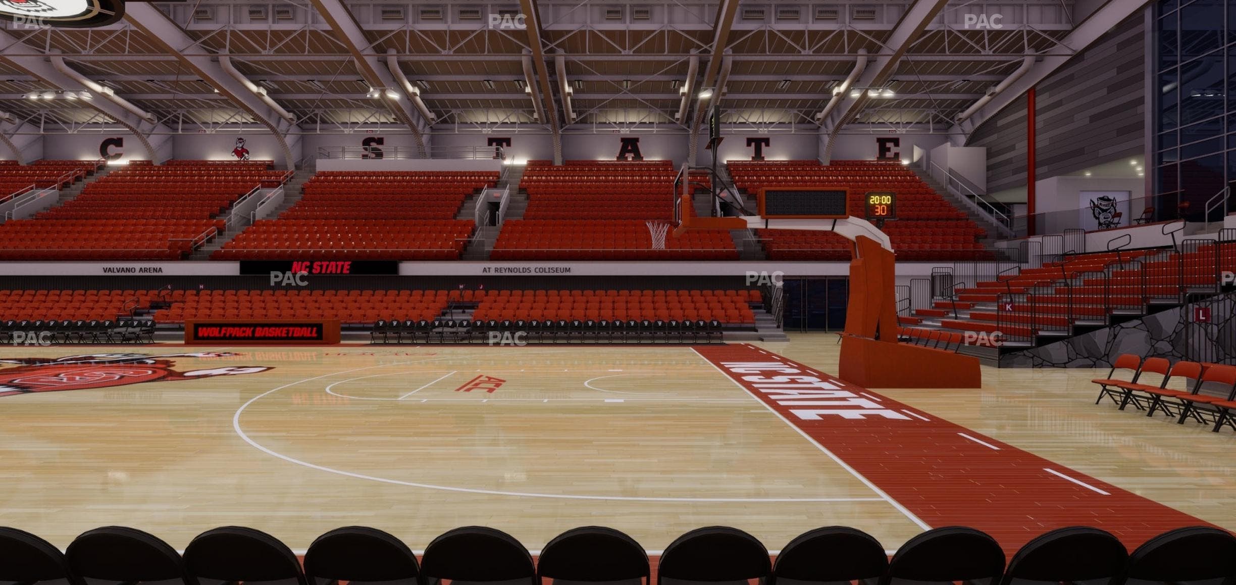 James T. Valvano Arena at Reynolds Coliseum - Section Floor A Seat View