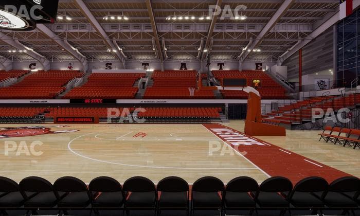 James T. Valvano Arena at Reynolds Coliseum - Section Floor A Seat View