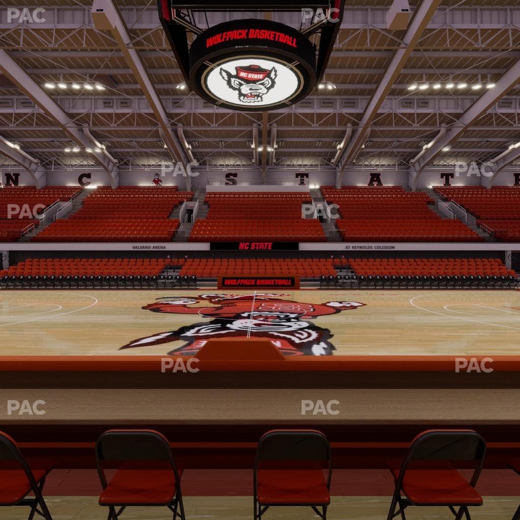 James T. Valvano Arena at Reynolds Coliseum - Section Floor B Seat View
