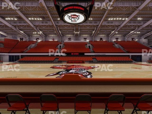 James T. Valvano Arena at Reynolds Coliseum - Section Floor B Seat View