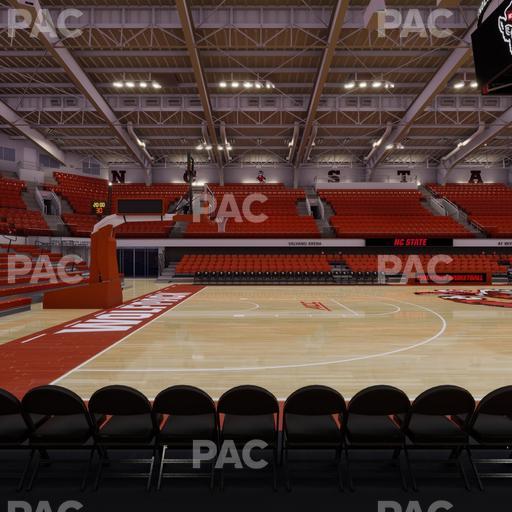 James T. Valvano Arena at Reynolds Coliseum - Section Floor C Seat View