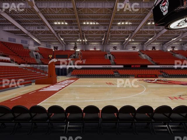 James T. Valvano Arena at Reynolds Coliseum - Section Floor C Seat View