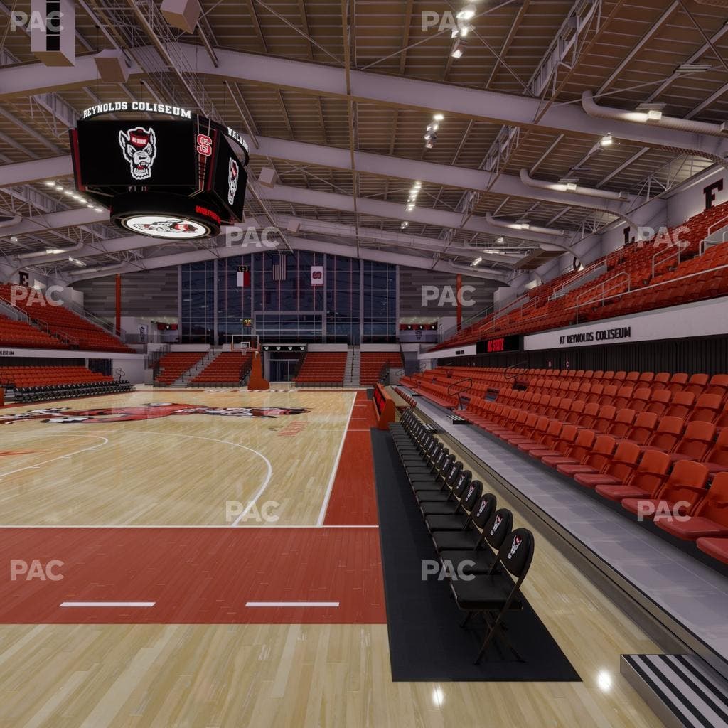 James T. Valvano Arena at Reynolds Coliseum - Section Floor D Seat View