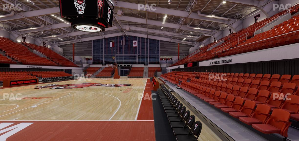 James T. Valvano Arena at Reynolds Coliseum - Section Floor D Seat View