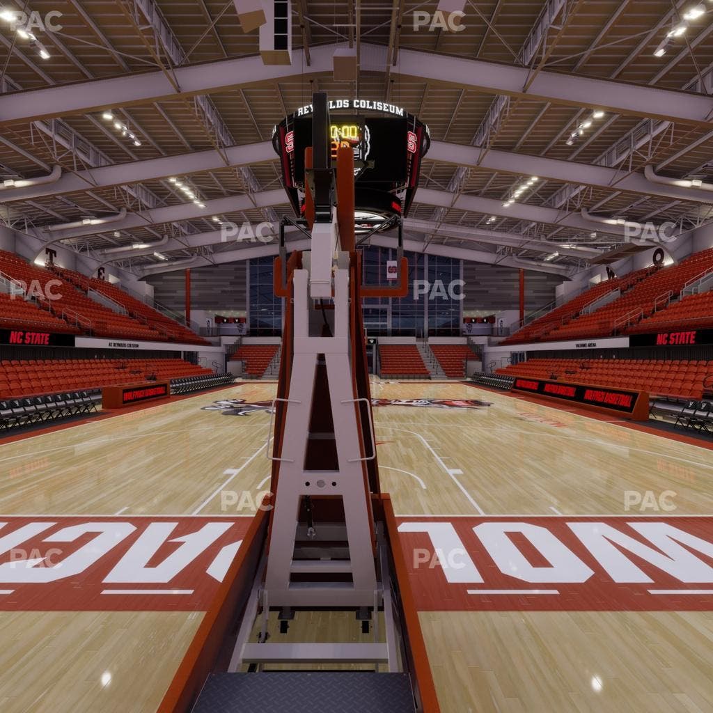 James T. Valvano Arena at Reynolds Coliseum - Section Floor E Seat View