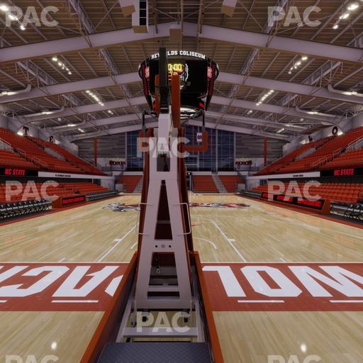 James T. Valvano Arena at Reynolds Coliseum - Section Floor E Seat View