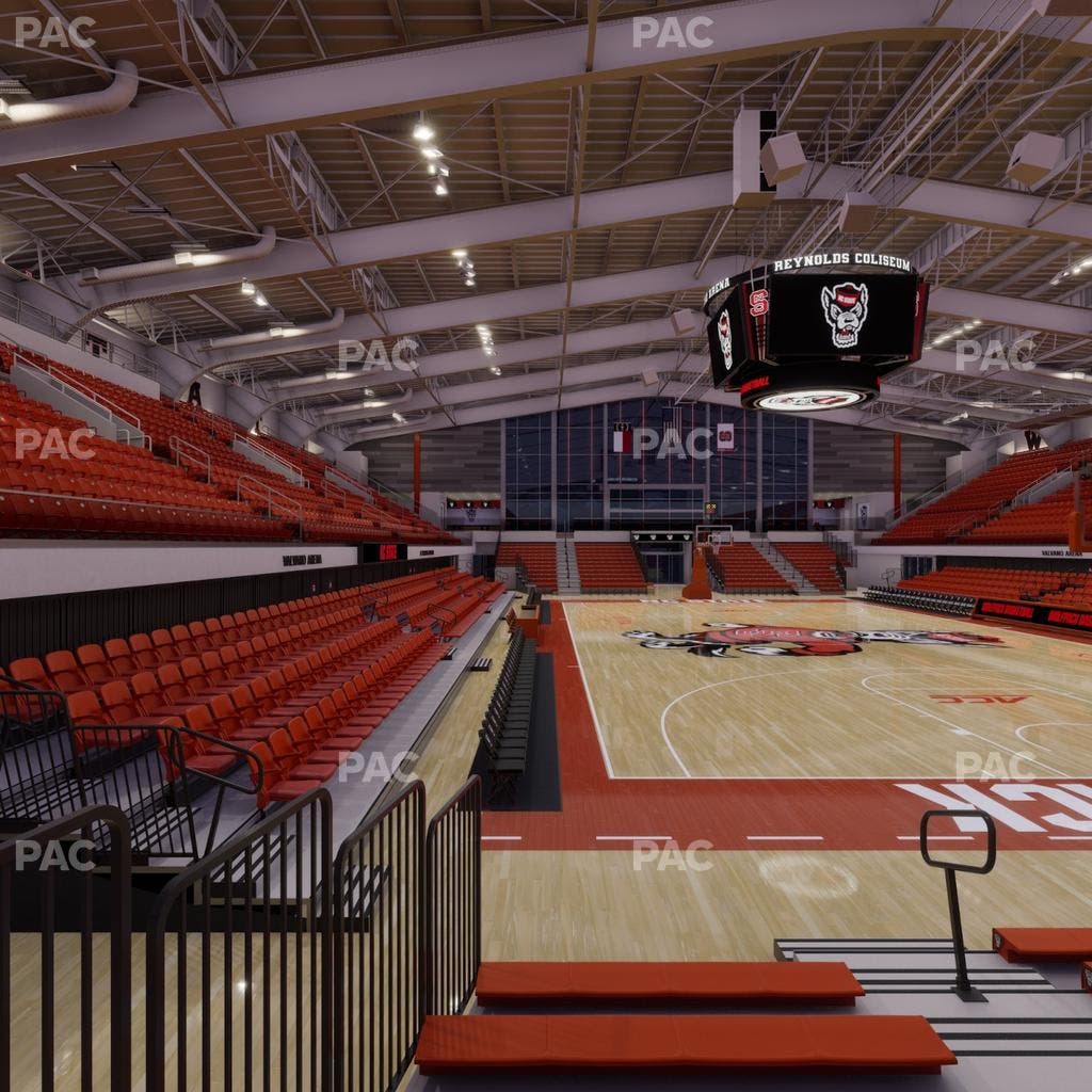James T. Valvano Arena at Reynolds Coliseum - Section Floor F Seat View