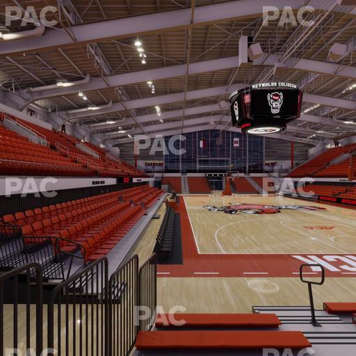 James T. Valvano Arena at Reynolds Coliseum - Section Floor F Seat View