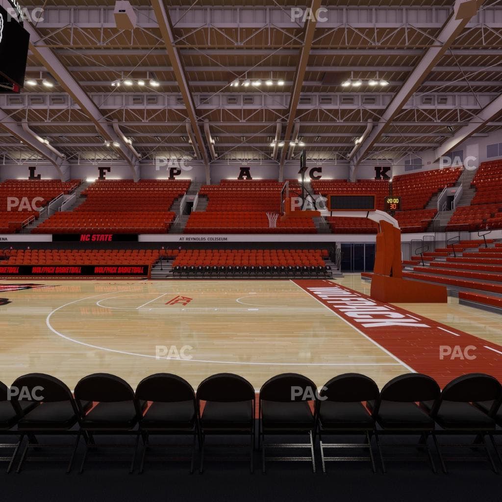James T. Valvano Arena at Reynolds Coliseum - Section Floor G Seat View