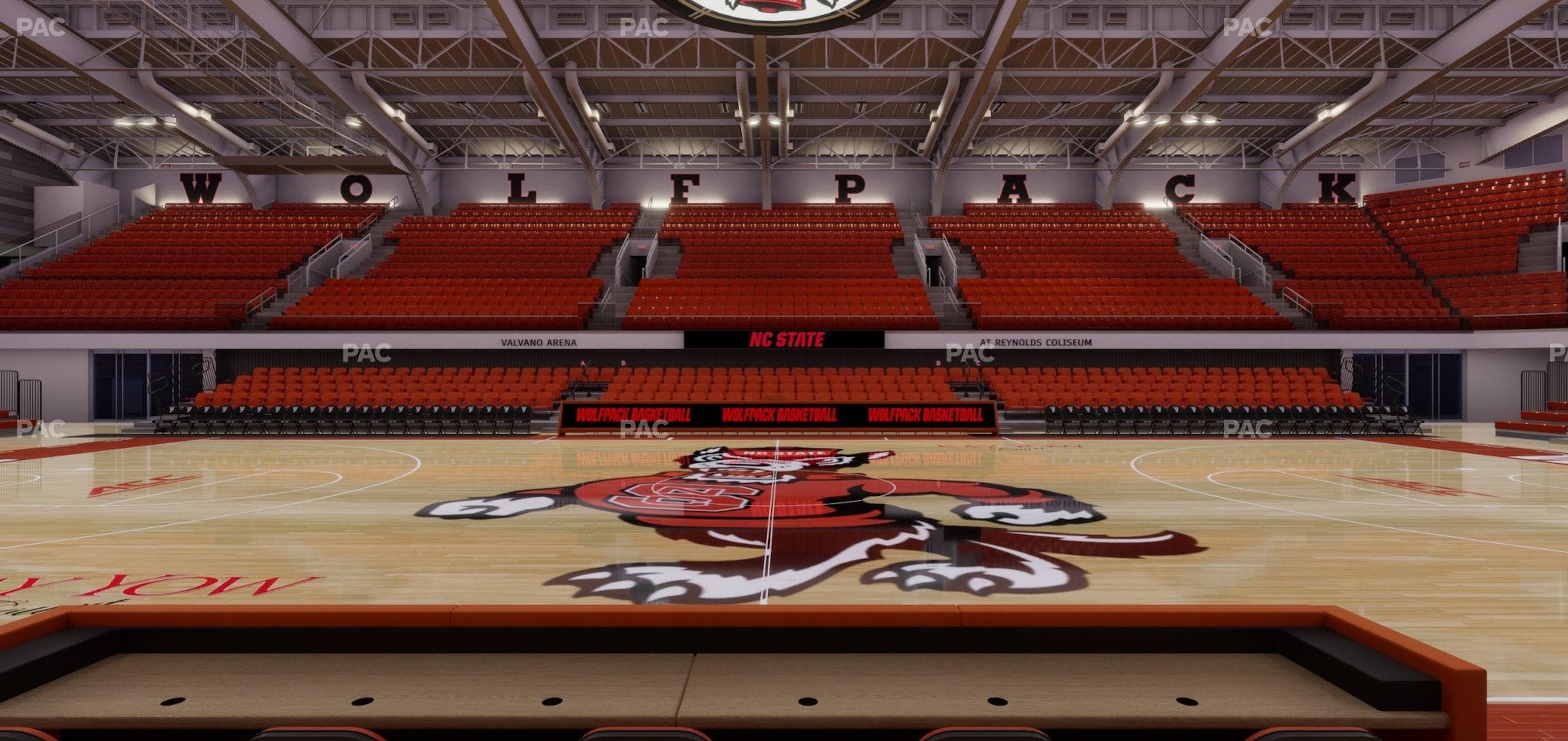James T. Valvano Arena at Reynolds Coliseum - Section Floor H Seat View