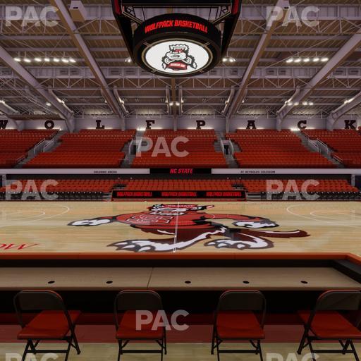 James T. Valvano Arena at Reynolds Coliseum - Section Floor H Seat View