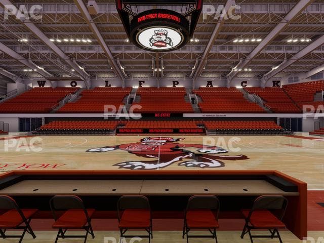 James T. Valvano Arena at Reynolds Coliseum - Section Floor H Seat View