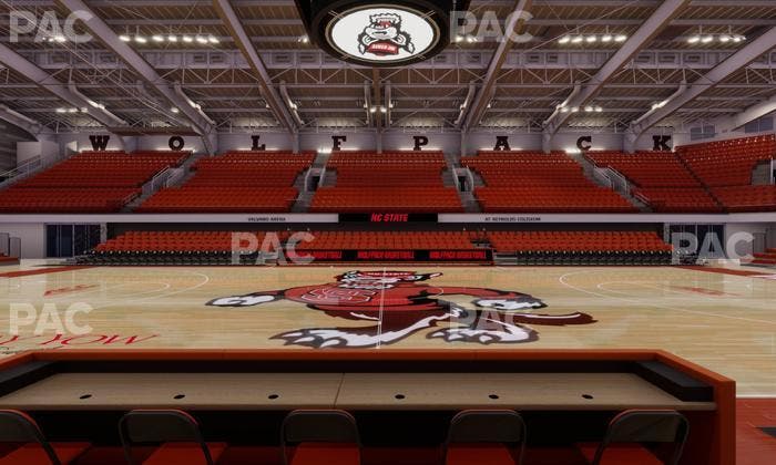 James T. Valvano Arena at Reynolds Coliseum - Section Floor H Seat View