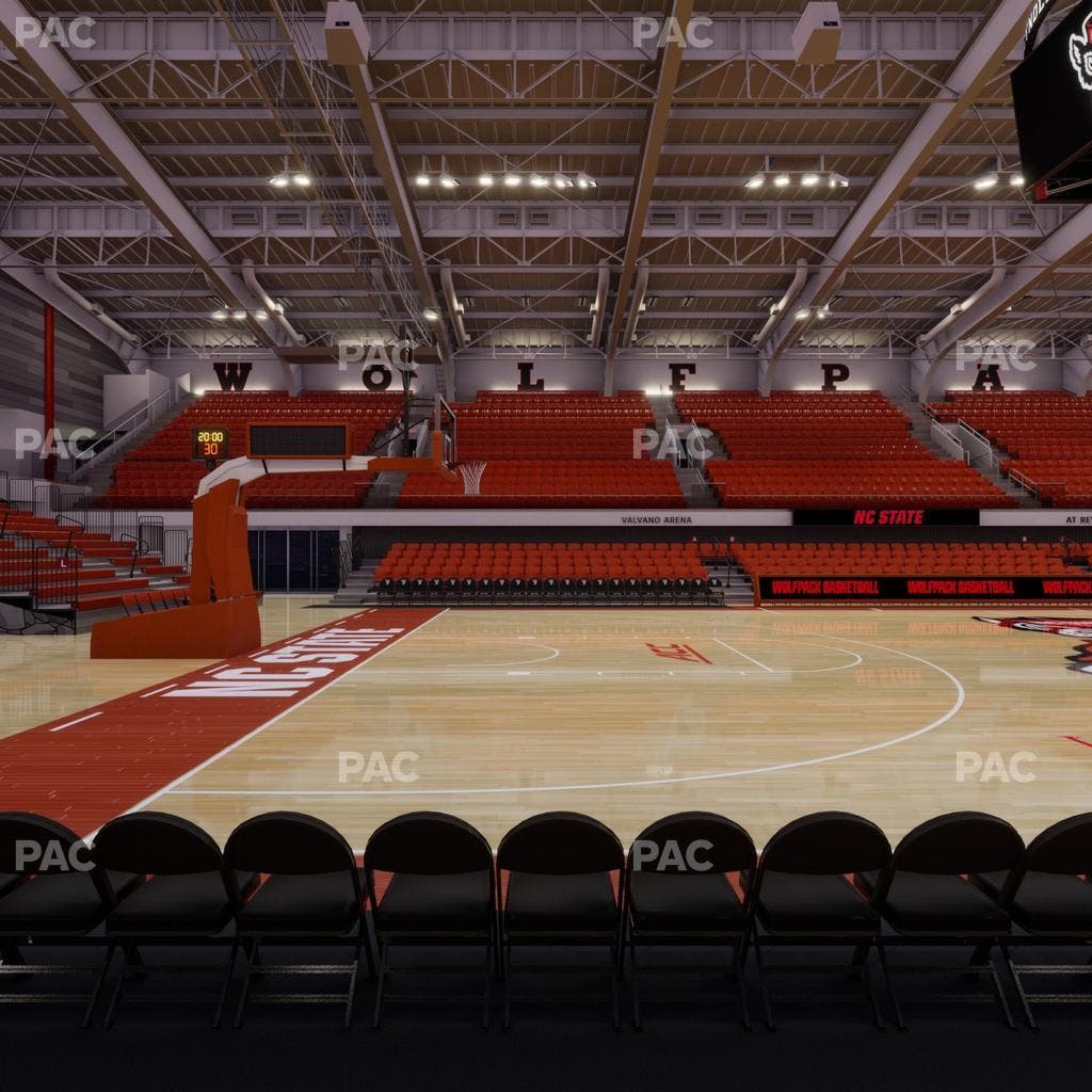 James T. Valvano Arena at Reynolds Coliseum - Section Floor J Seat View