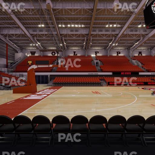 James T. Valvano Arena at Reynolds Coliseum - Section Floor J Seat View