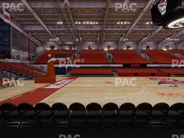 James T. Valvano Arena at Reynolds Coliseum - Section Floor J Seat View