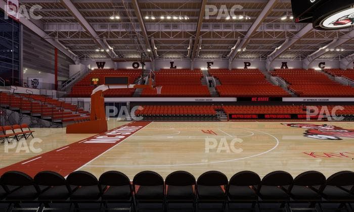 James T. Valvano Arena at Reynolds Coliseum - Section Floor J Seat View