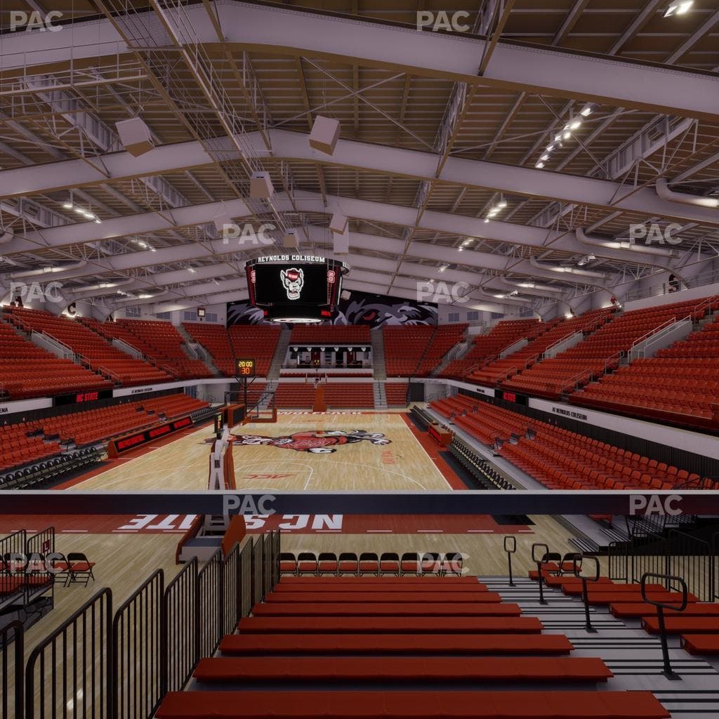 James T. Valvano Arena at Reynolds Coliseum - Section Floor K Seat View