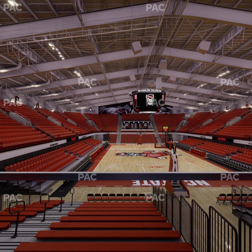 James T. Valvano Arena at Reynolds Coliseum - Section Floor L Seat View
