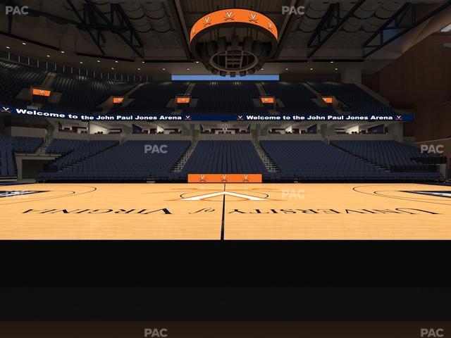 Official view from Section 103 at John Paul Jones Arena