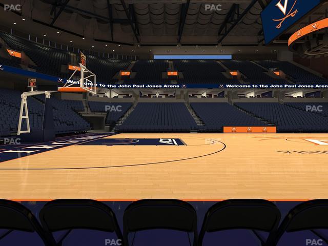 Official view from Section 104 at John Paul Jones Arena