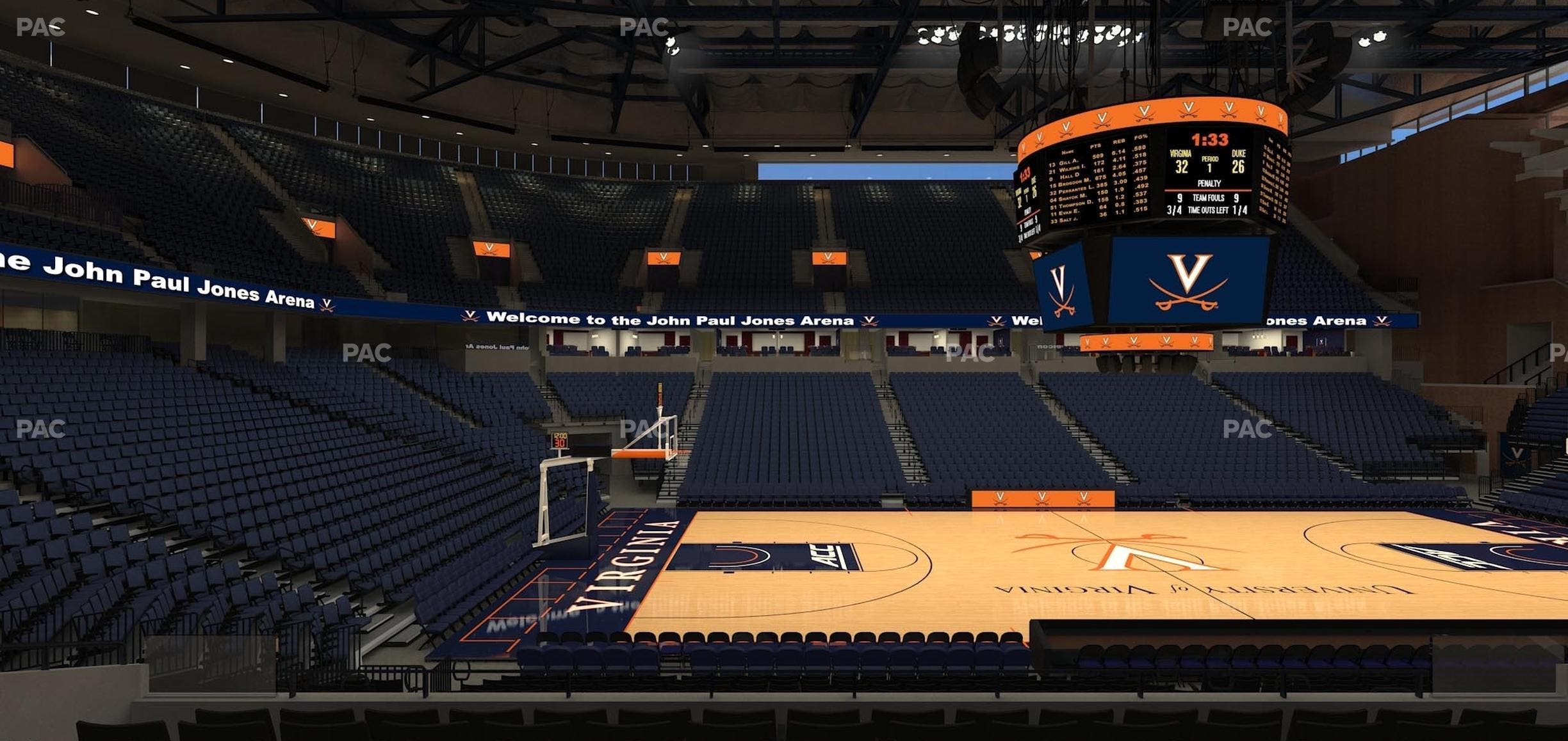 John Paul Jones Arena - Section 104 Seat View