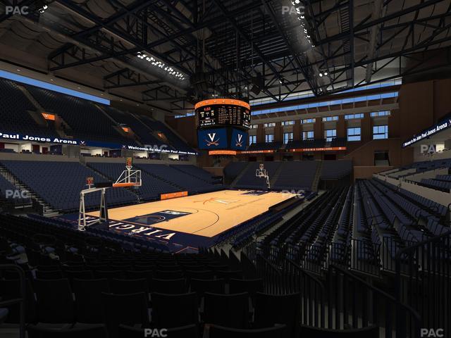 Official view from Section 106 at John Paul Jones Arena