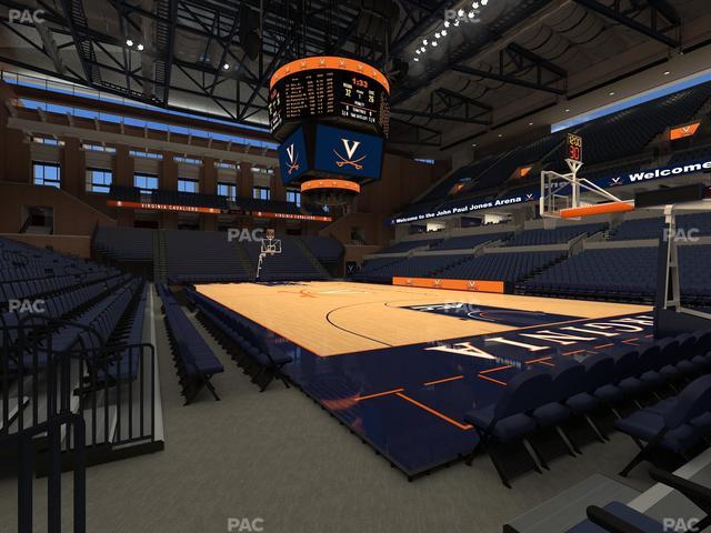Official view from Section 109 at John Paul Jones Arena