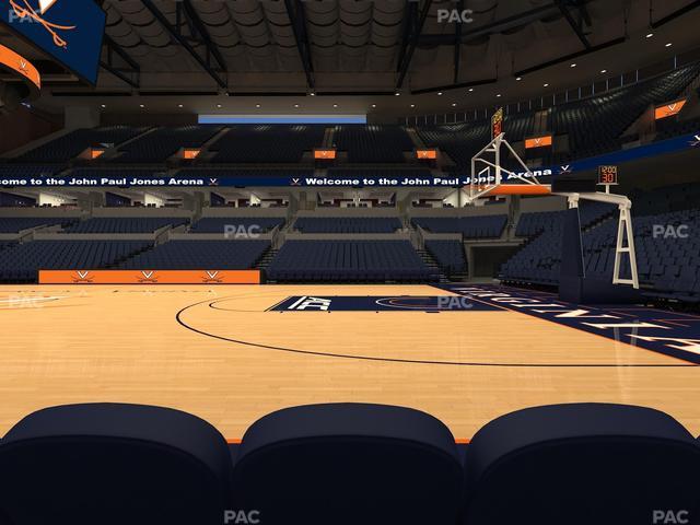 Official view from Section 112 at John Paul Jones Arena