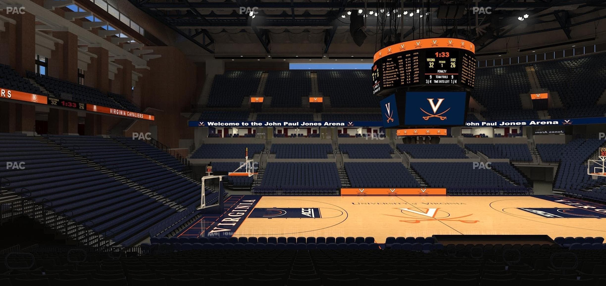John Paul Jones Arena - Section 114 Seat View