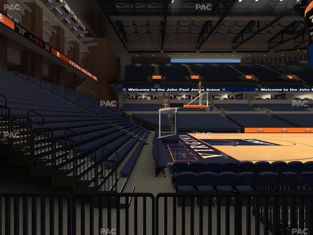 Official view from Section 115 at John Paul Jones Arena