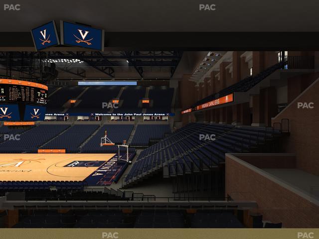 Official view from Section Suite 201 A at John Paul Jones Arena