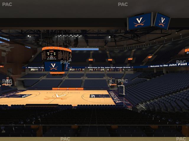 Official view from Section Suite 212 B at John Paul Jones Arena