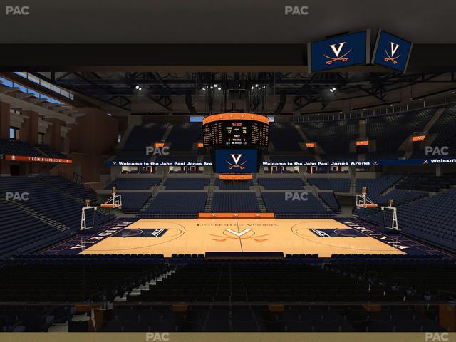 Official view from Section Suite 213 B at John Paul Jones Arena