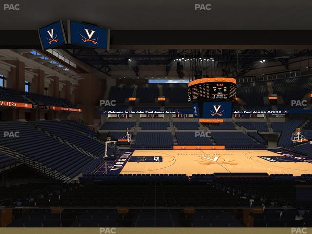 Official view from Section Suite 214 A at John Paul Jones Arena