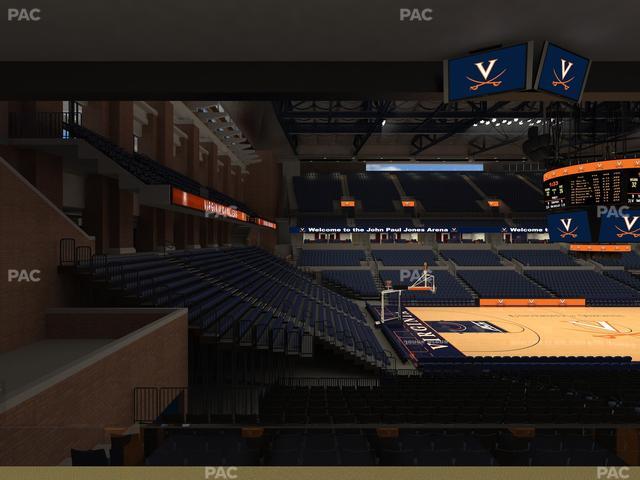 Official view from Section Suite 215 B at John Paul Jones Arena