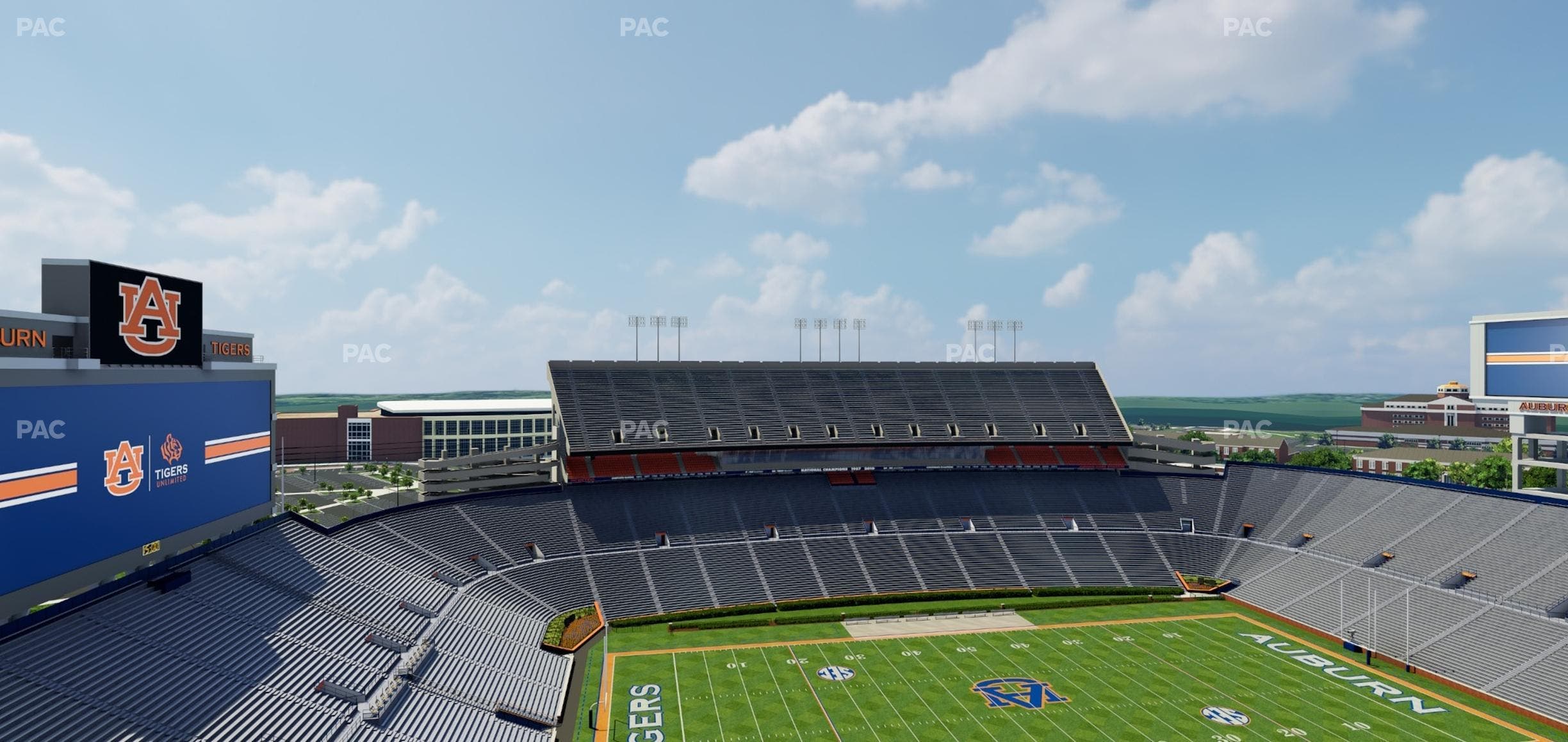 Jordan-Hare Stadium - Section 102 Seat View